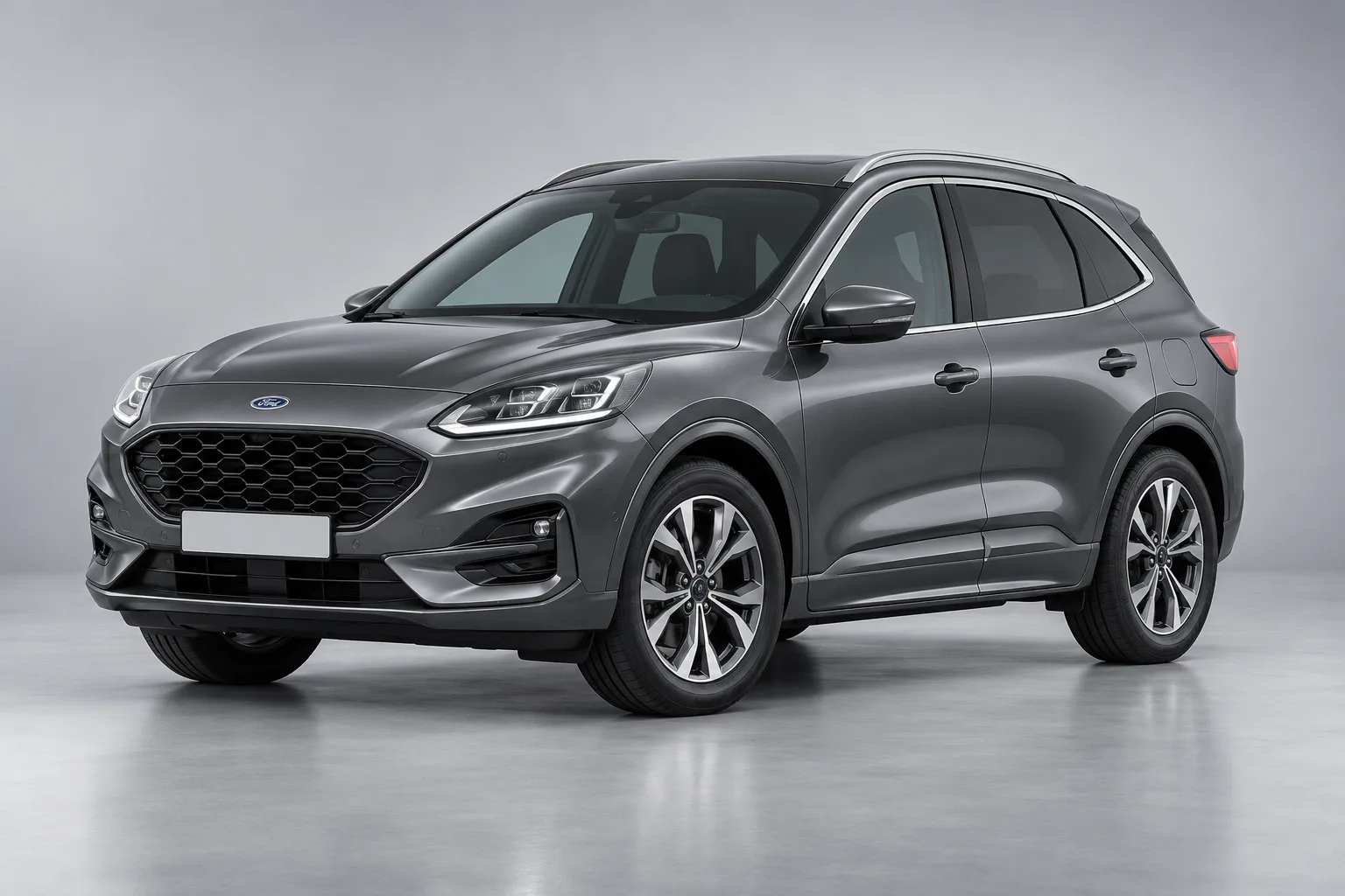 ford kuga key replacement – Grey Ford Kuga in a studio — illustrative concept image