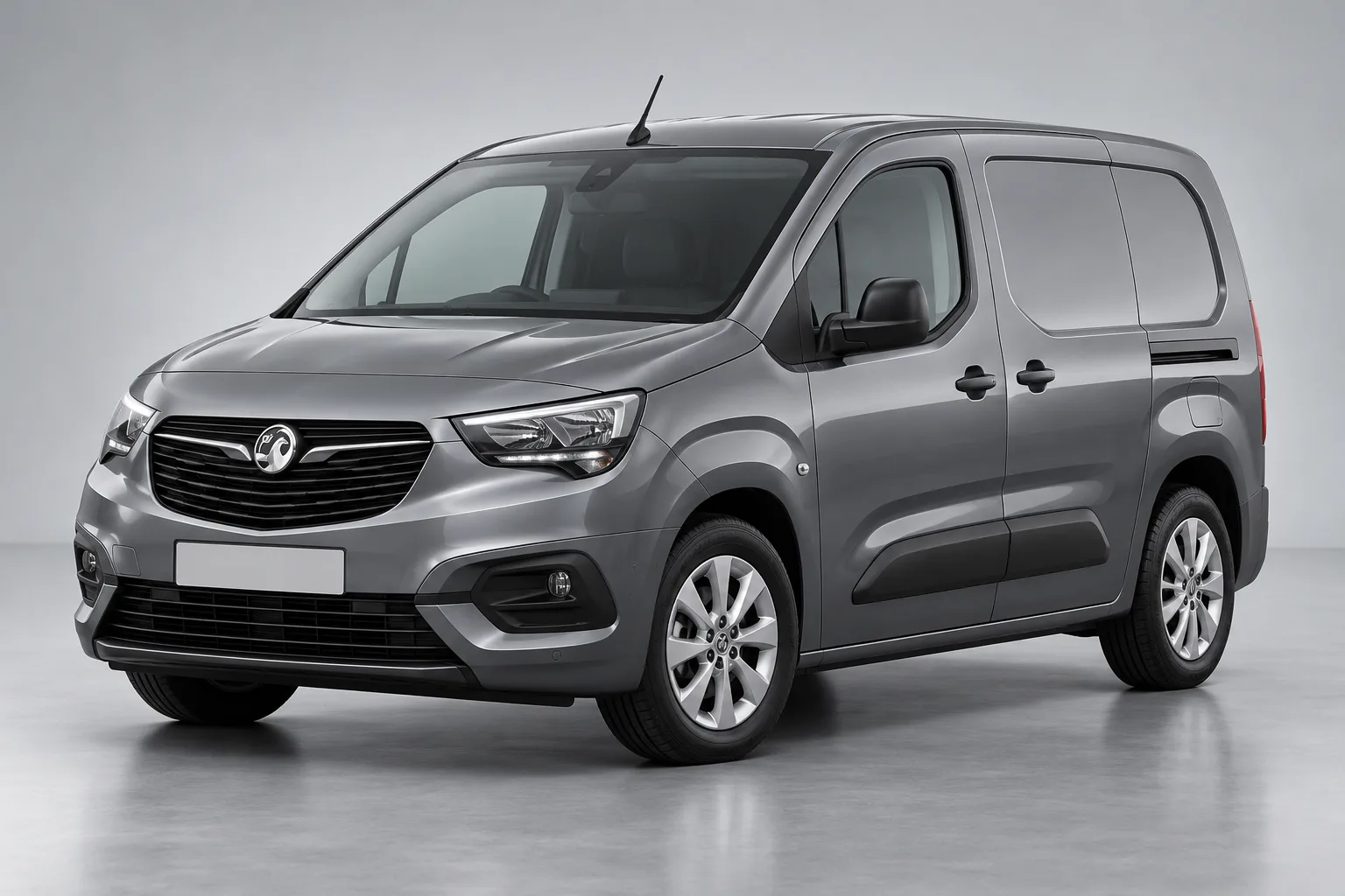 Grey Vauxhall Combo in a studio — illustrative concept image